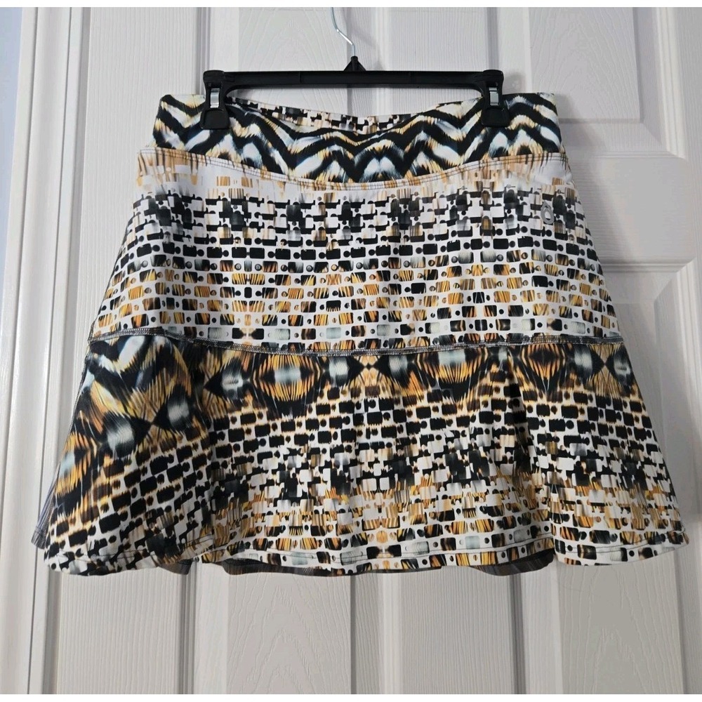 Dona Jo Womans Scort Size 3 (XL) Geometric Design Multicolor